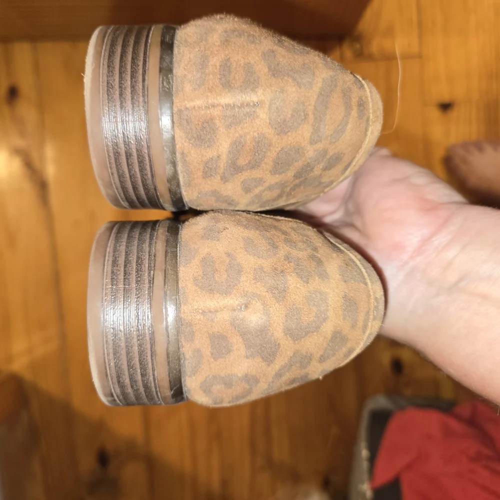 Clarks Brown‎ Leopard Print Womens Shoes